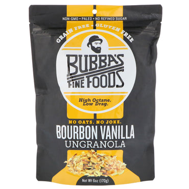 Bubba's Fine Foods, UnGranola, Baunilha Bourbon, 170 g (6 oz)
