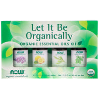 Now Foods, Let It Be ally,  Essential Oils Kit, 4 Bottles, 1/3 fl oz (10 ml) Each