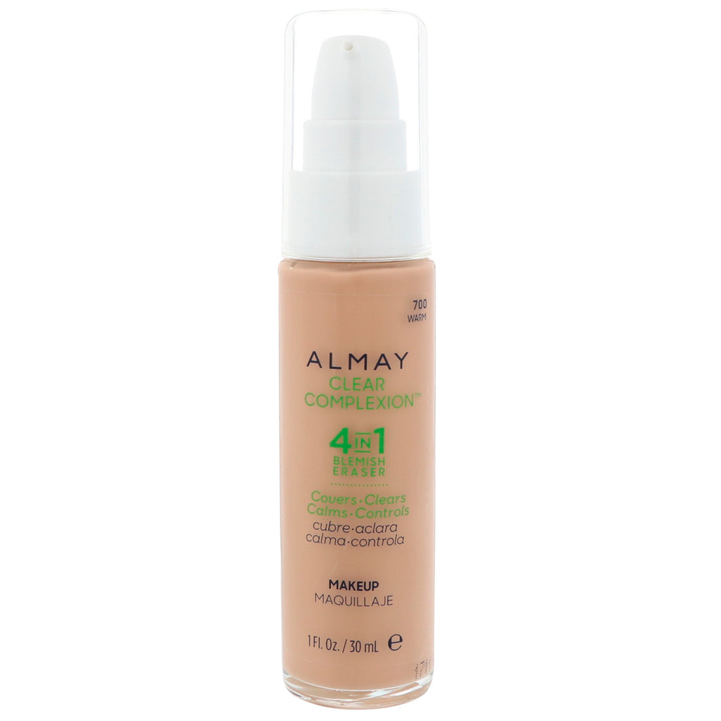 Almay, Clear Complexion Makeup, 700 Warm, 1 fl oz (30 ml)