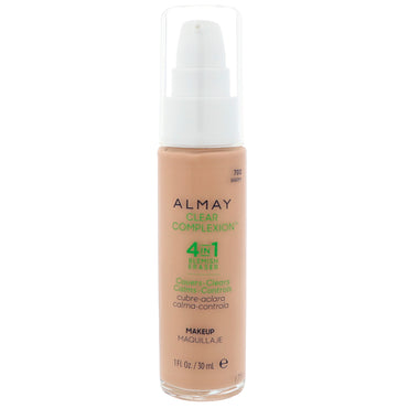 Almay, make-up voor heldere teint, 700 Warm, 1 fl oz (30 ml)