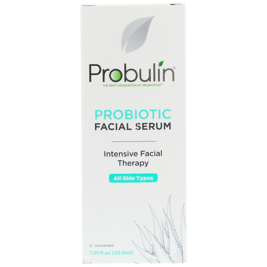 Probulin, プロバイオティック フェイシャル セラム、無香料、1.01 fl oz (29.9 ml)