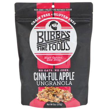Bubba's Fine Foods, UnGranola، تفاح Cinn-Ful، 6 أونصة (170 جم)