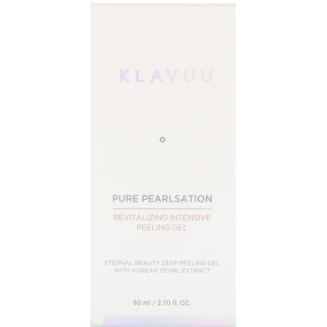 KLAVUU, Pure Pearlsation, revitaliserende intensieve peelinggel, 2,70 fl oz (80 ml)