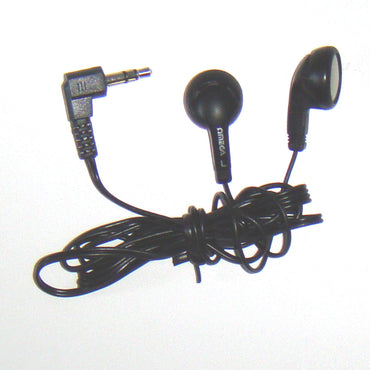 Omega oortelefoon nikkel plug, 1,2 meter kabel