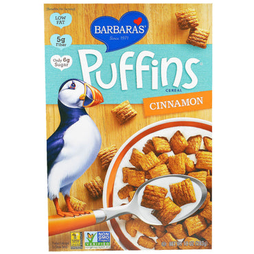 Barbara's Bakery Puffins Cereal Canela 10 onças (283 g)