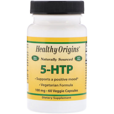 Healthy Origins, 5-HTP، 100 مجم، 60 كبسولة نباتية