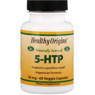 Healthy Origins, 5-HTP, 50 mg, 60 cápsulas vegetales