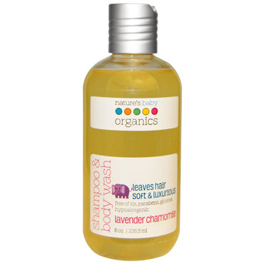Nature's Baby s, Shampoo & Body Wash, Lavendel Kamille, 8 oz (236,5 ml)