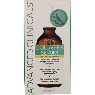 Advanced Clinicals, Collagen, Instant Plumping Serum, 1.75 fl oz (52 ml)
