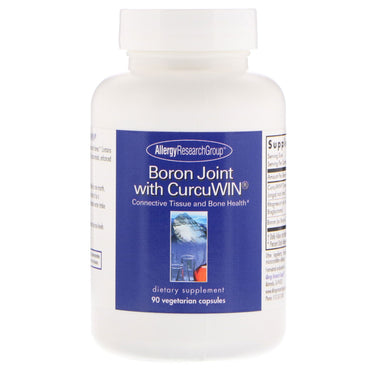 Allergy Research Group, Boron Joint met CurcuWin, 90 Vegetarische capsules
