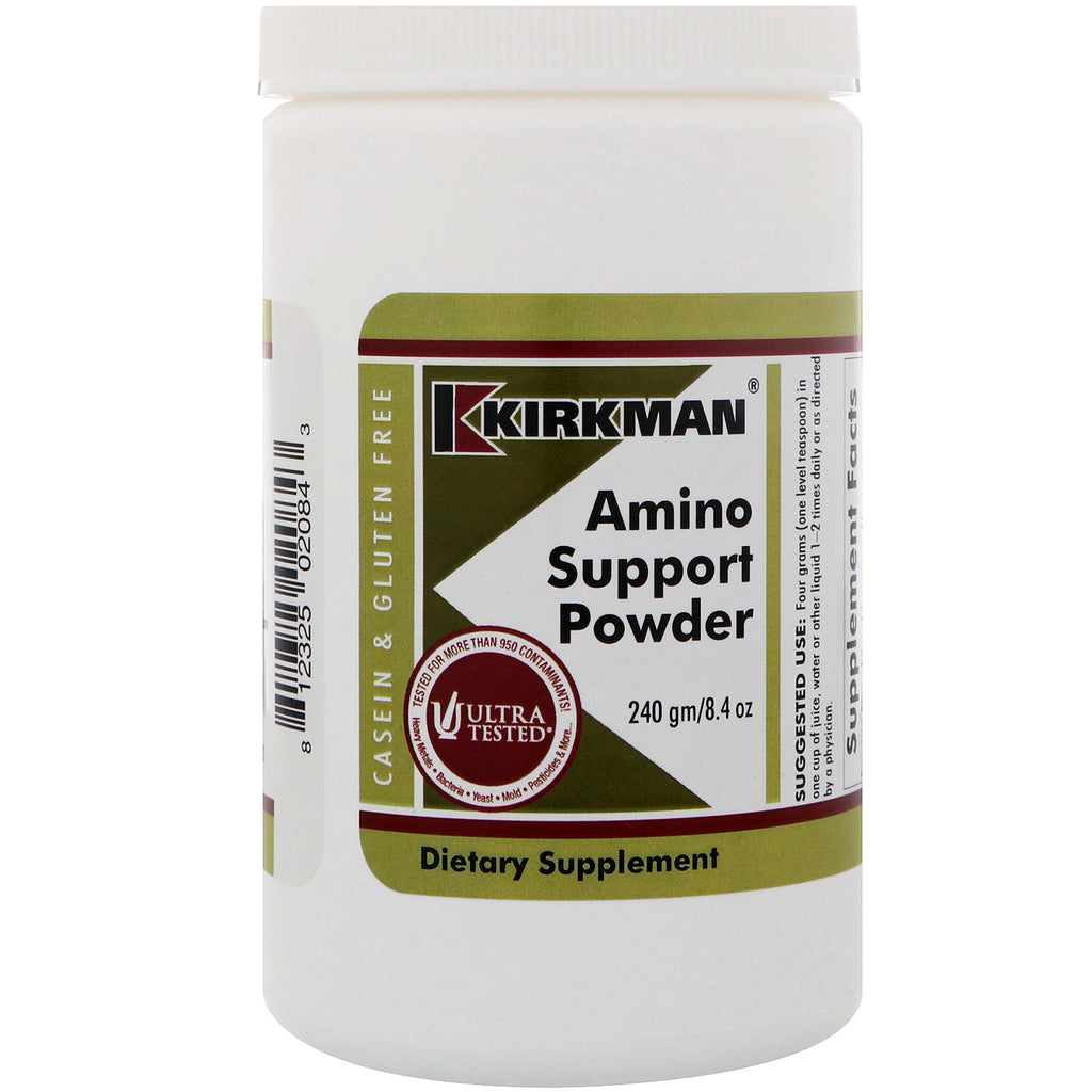 Kirkman Labs, pudră de suport pentru aminoacizi, 8,4 oz (240 g)