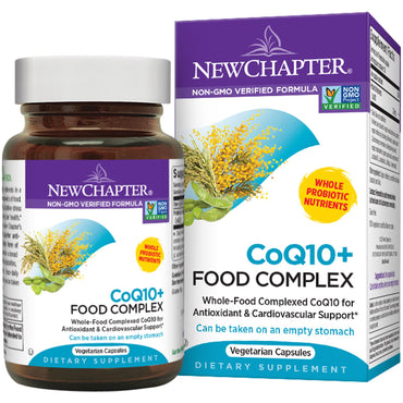 Novo capítulo, coq10 + complexo alimentar, 60 cápsulas vegetais
