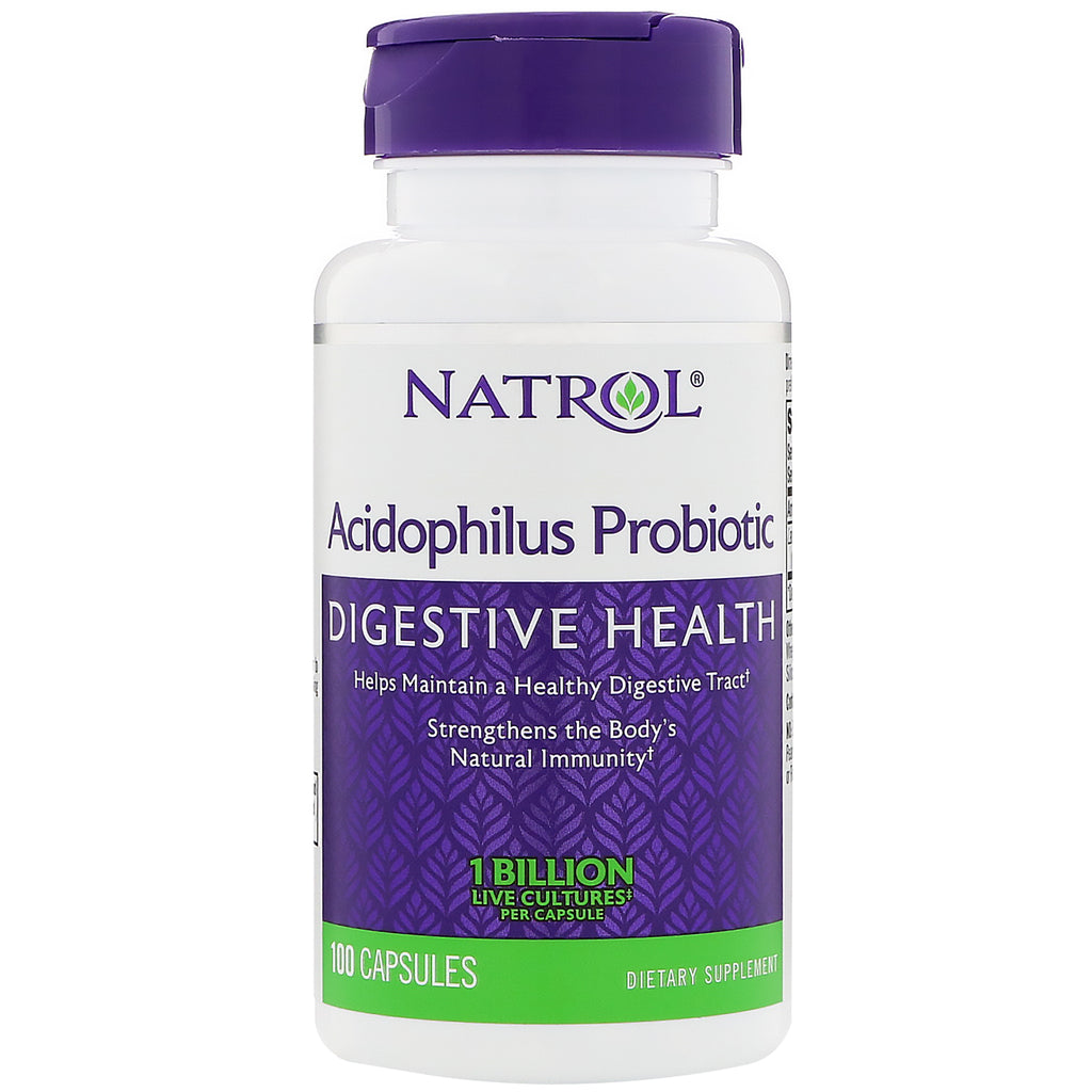 Natrol, Acidophilus Probiotic, 100 Capsules