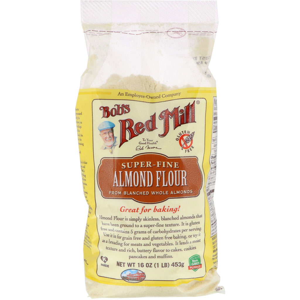 Bob's Red Mill, Super-Fine Almond Flour, Gluten-Free, 16 oz (453 g)