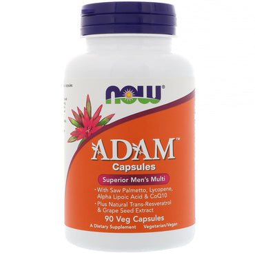 Now Foods, آدم سوبريور متعدد الفيتامينات للرجال، 90 كبسولة نباتية