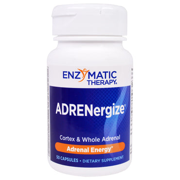 Thérapie enzymatique, ADRENergize, Énergie surrénale, 50 gélules