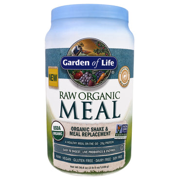 Garden of Life, Raw Meal, Shake & Meal Replacement, Lätt söt, 36,6 oz (1 038 g)