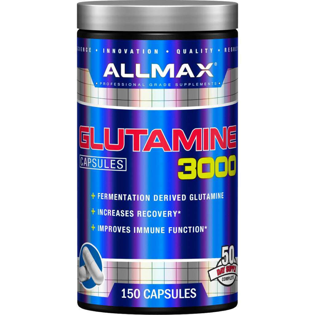 Allmax nutrition, גלוטמין 3000 מ"ג, 150 כמוסות