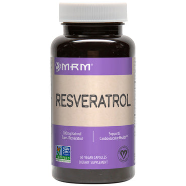 Mrm, resveratrol, 60 cápsulas veganas