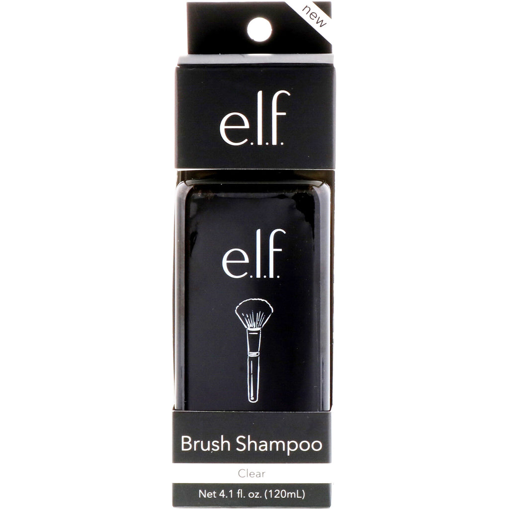 ELF Cosmetics, Brush Shampoo, Klar, 4,1 fl oz (120 ml)