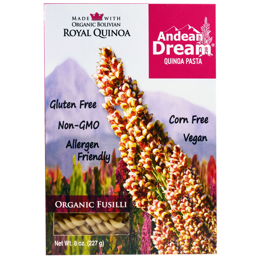 Andean Dream Quinoa Pasta Fusilli 8 ออนซ์ (227 กรัม)