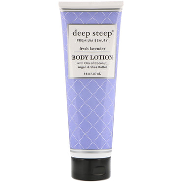 Deep Steep, Body Lotion, Fresh Lavender, 8 fl oz (237 ml)