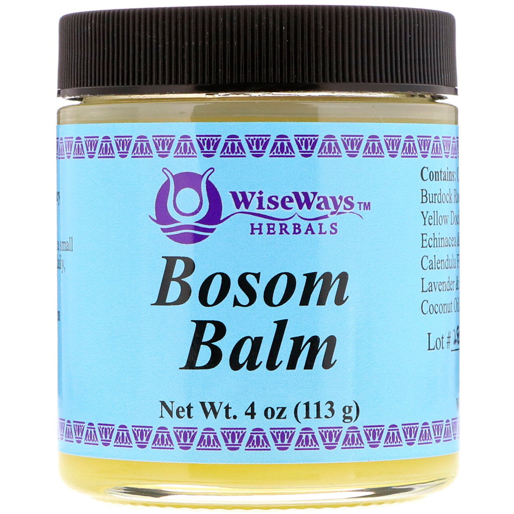 WiseWays Herbals, LLC, balsamo per il seno, 4 once (113 g)