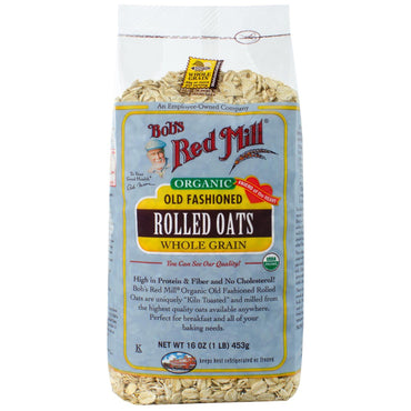 Bob's Red Mill,  Old Fashioned Rolled Oats, Whole Grain, 16 oz (453 g)