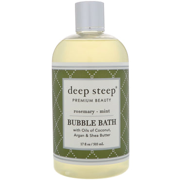Deep Steep, baie cu spumă, rozmarin - mentă, 17 fl oz (503 ml)