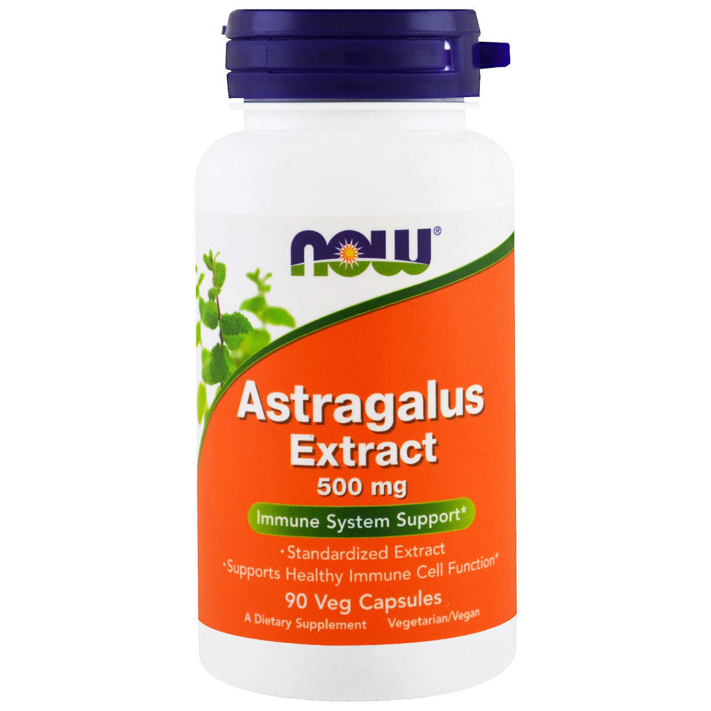 Now Foods, Astragalus-Extrakt, 500 mg, 90 vegetarische Kapseln