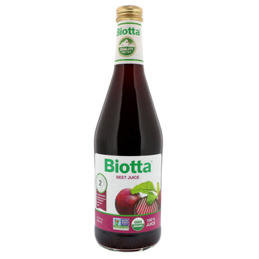 Biotta, jus de betterave, 16,9 fl oz (500 ml)