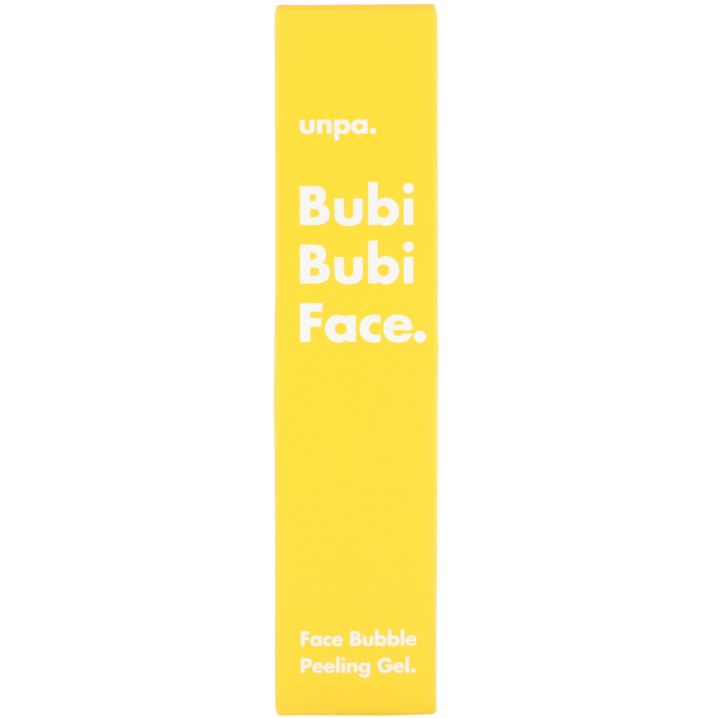 Unpa., Bubi Bubi Face, Gel peeling cu bule de față, 50 ml