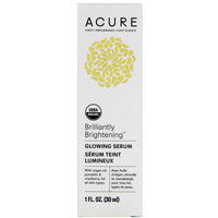 Acure, Brilliantly Brightening, Glowing Serum, 1 fl oz (30 ml)