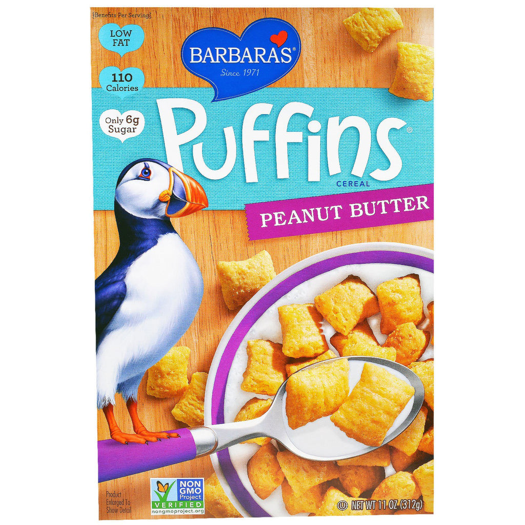 Barbara's Bakery Puffins Cereal Peanut Butter 11 oz (312 g)