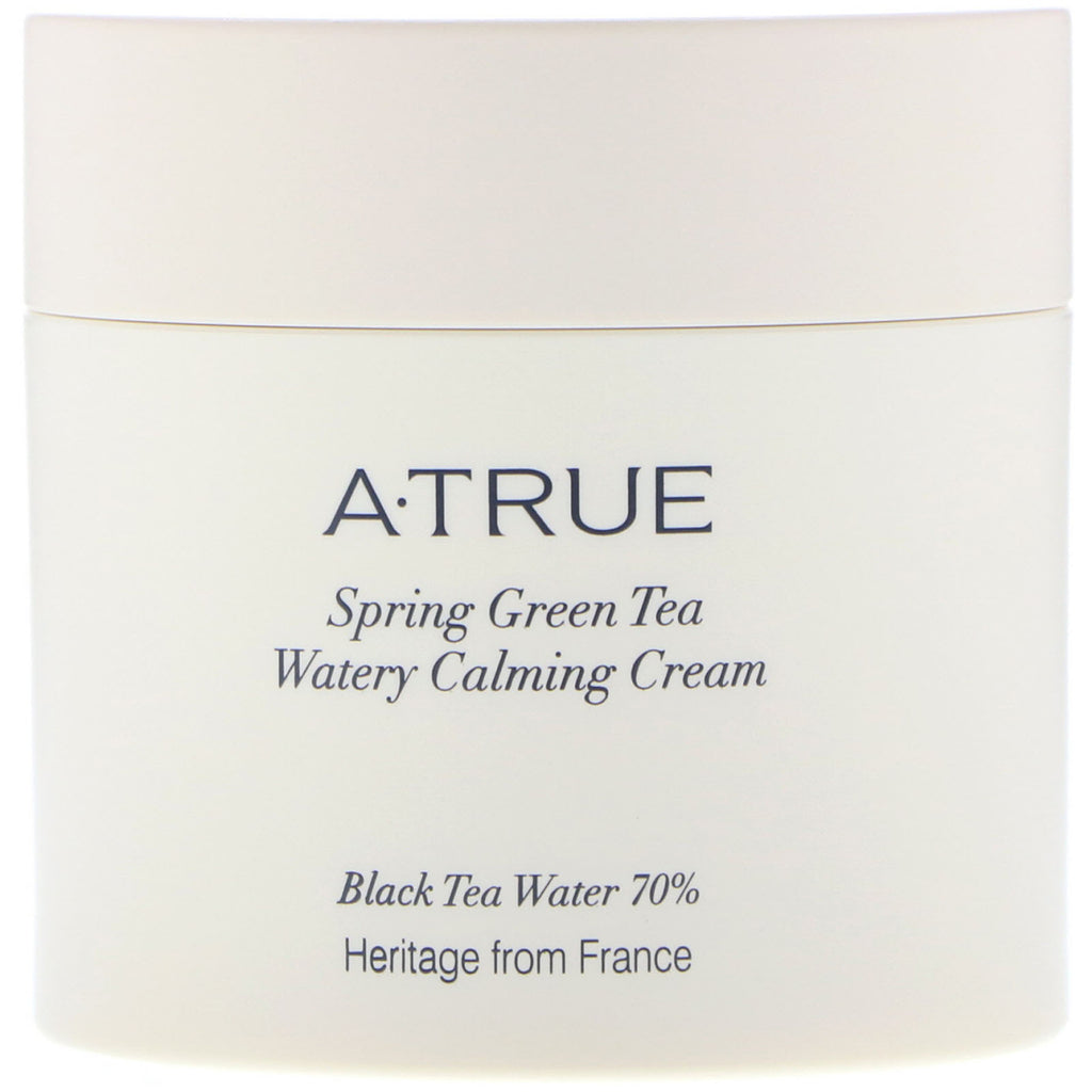 ATrue, Spring Green Tea Watery Calming Cream, 2,82 oz (80 g)