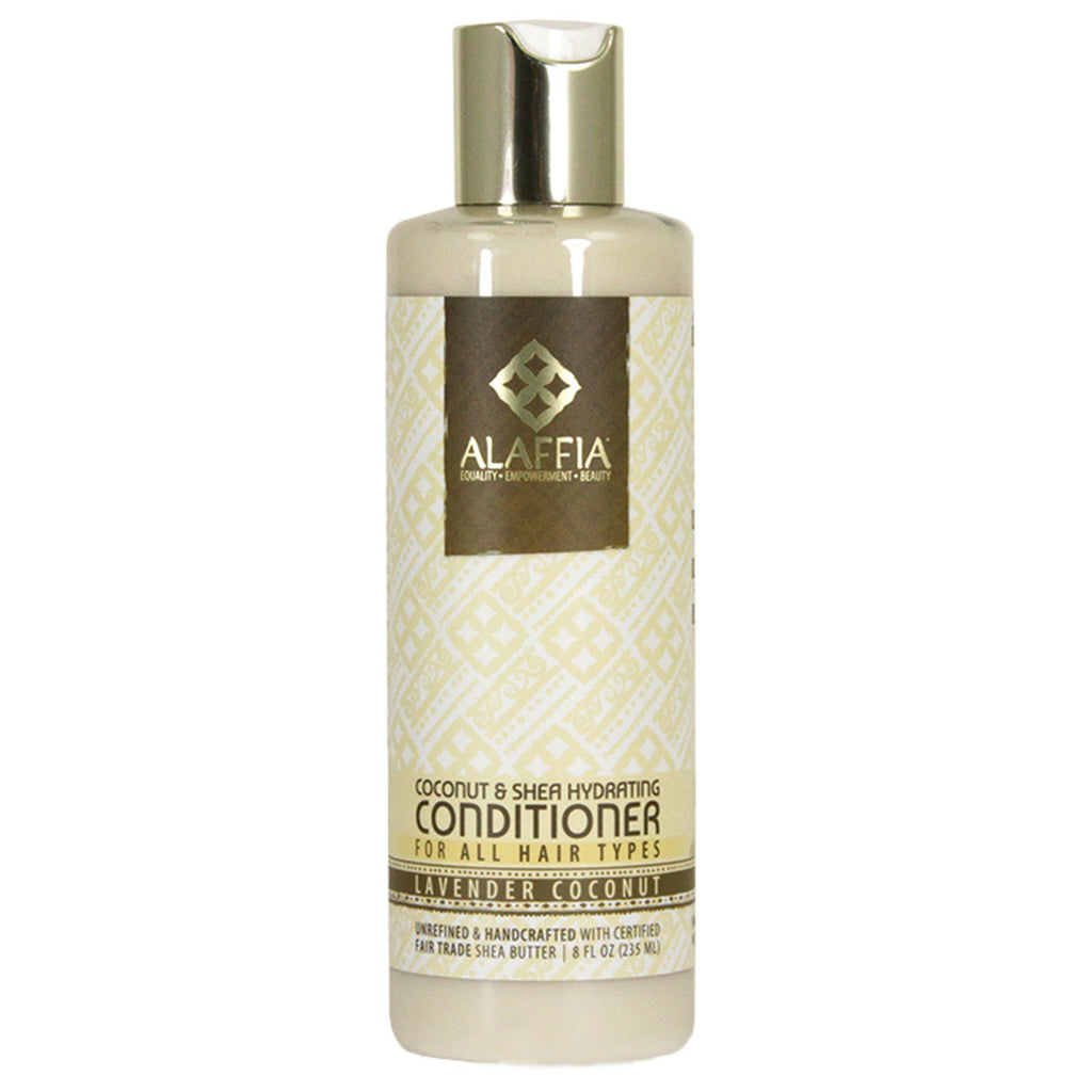 คอนดิชั่นเนอร์ให้ความชุ่มชื้น Alaffia, Coconut & Shea Daily Hydrating Coconut, 8.0 fl oz (235 ml)