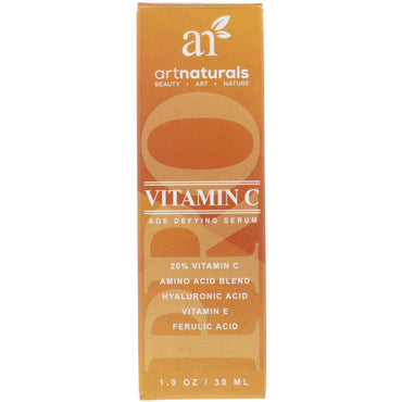 Artnaturals, Vitamina C, suero antienvejecimiento, 1 fl oz (30 ml)