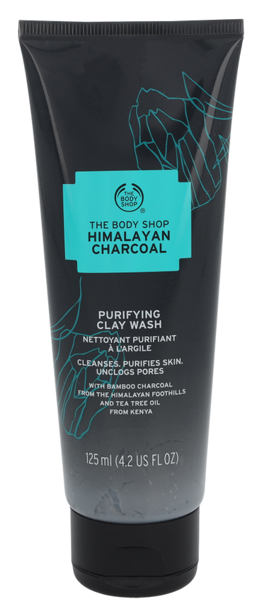 Le charbon de bois de l'Himalaya Purify de The Body Shop. Nettoyant à l'Argile 125 ml