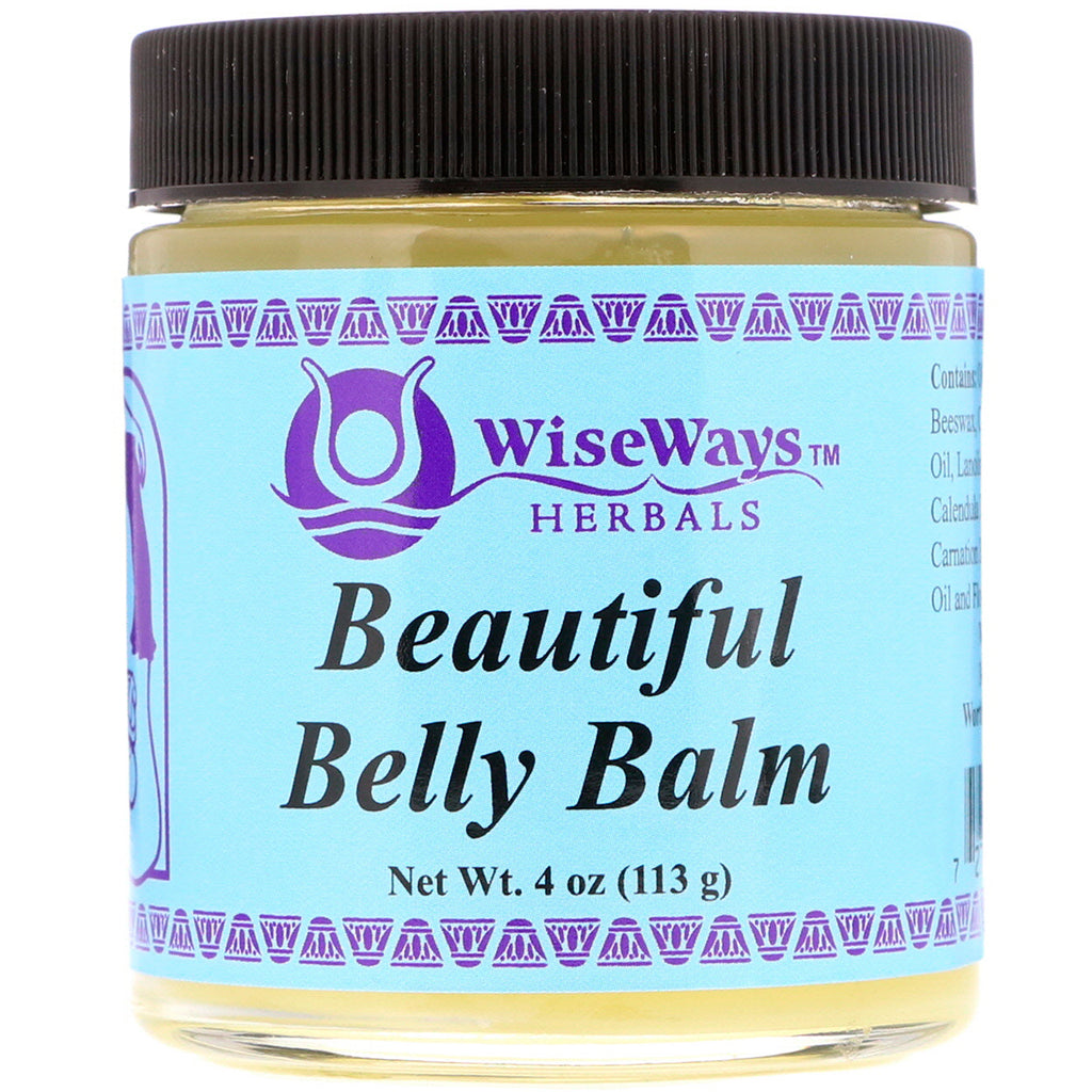 WiseWays Herbals LLC Beautiful Belly Balm 4 onças (113 g)