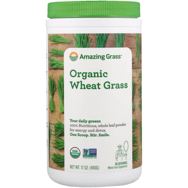 Amazing Grass,  Wheat Grass, 17 oz (480 g)
