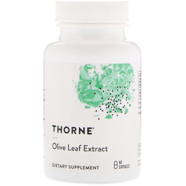 Recherche Thorne, extrait de feuille d'olivier, 60 gélules