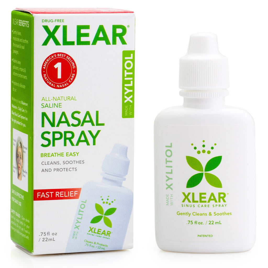 Spray nasal salino de xilitol Xlear 22 ml (75 fl oz)
