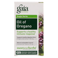 Gaia Herbs, Oil of Oregano, 60 Vegetarian Liquid Phyto-Caps