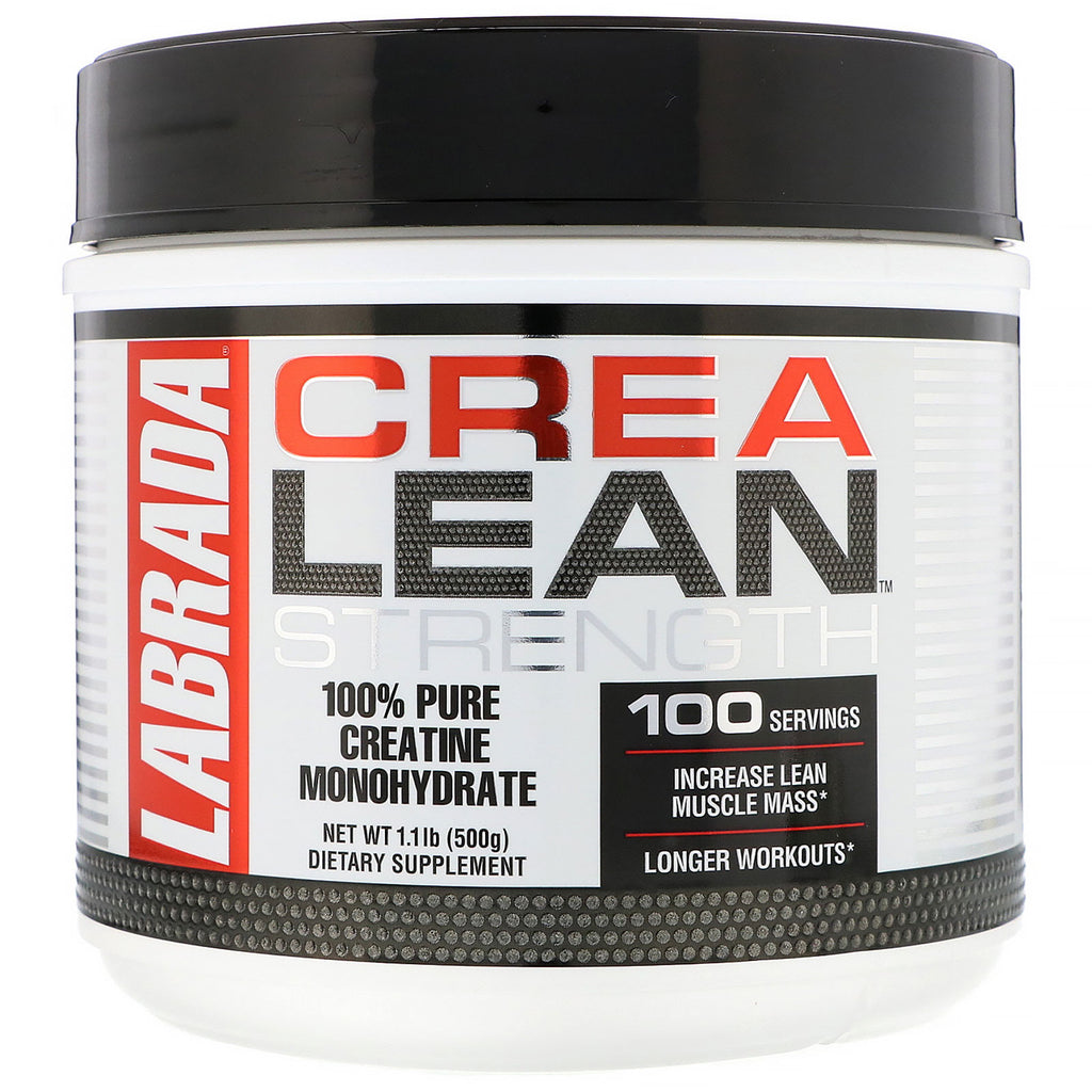 Labrada Nutrition, CreaLean Strength, 100 % reines Kreatin-Monohydrat, 1,1 lb (500 g)