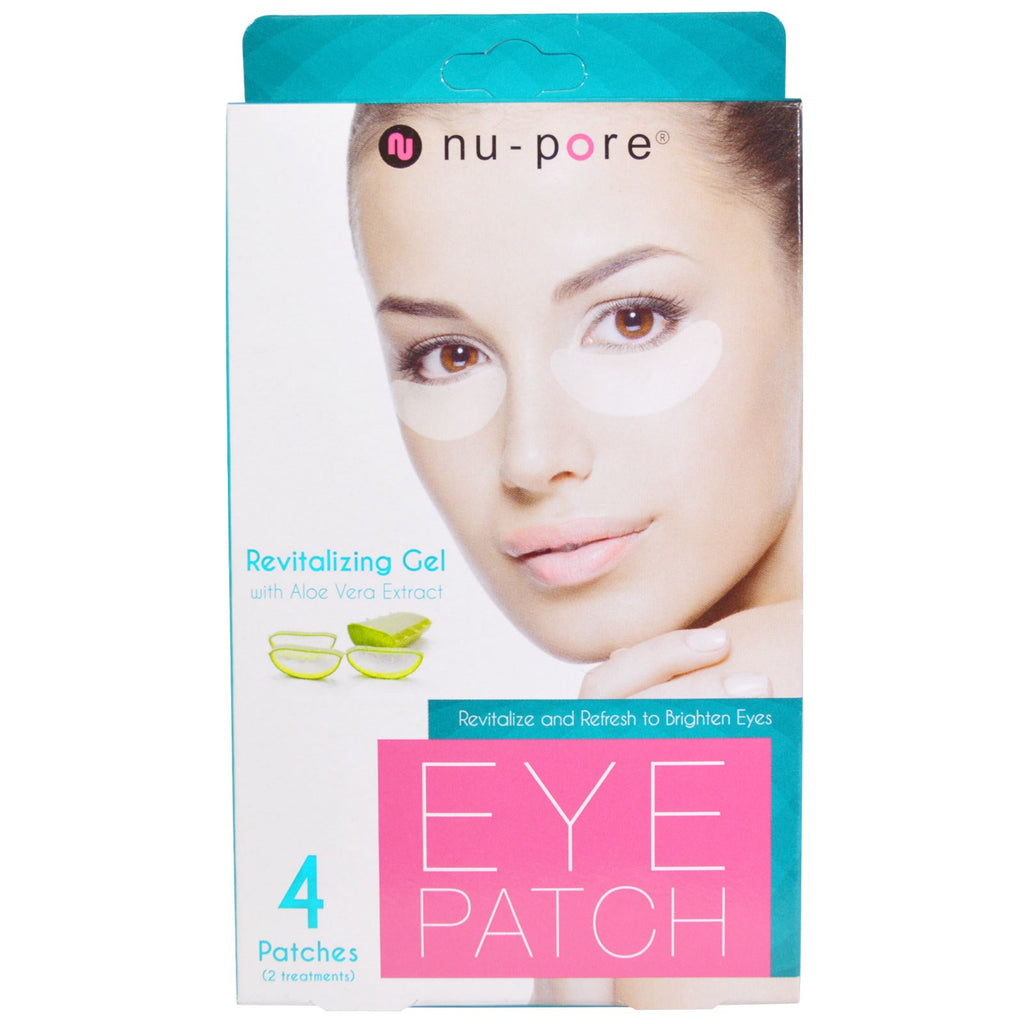Nu-Pore, Revitalizing Gel Patches, With Aloe Vera Extract, 4 Patches