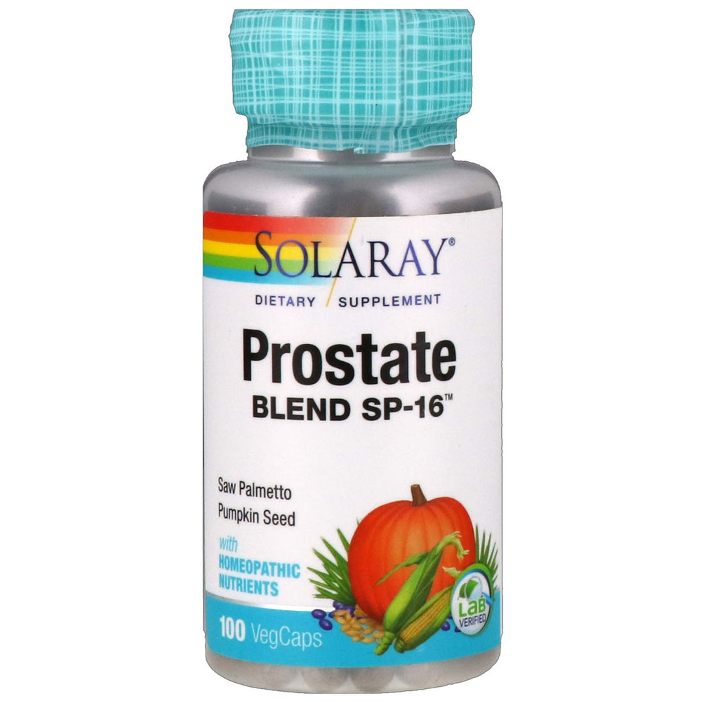 Solaray, mélange de prostate sp-16, 100 capsules végétales