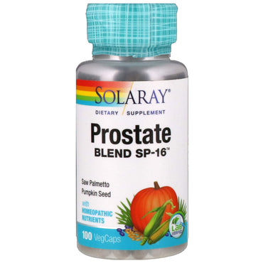 Solaray, Prostatamischung SP-16, 100 Gemüsekapseln