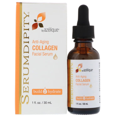 Azelique, Serumdipity, Anti-Aging Collagen, Facial Serum, 1 fl oz (30 ml)