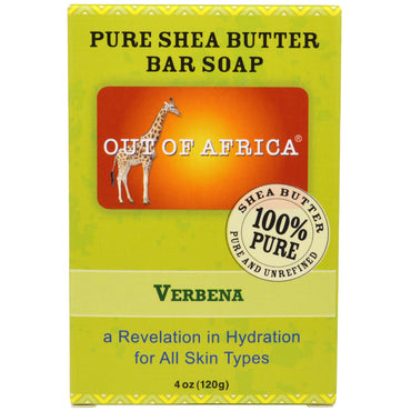 Out of Africa, Pure Shea Butter Bar Soap, Verbena, 4 oz (120 g)