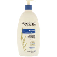 Aveeno, Active Naturals, Skin Relief 24Hr Moisturizing Lotion, Fragrance-Free, 18 fl oz (532 ml)